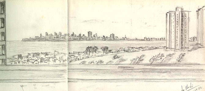 ��� �� ������ (Mariner Drive) ����� ����� Back Bay. 15 ������ 1990 �.