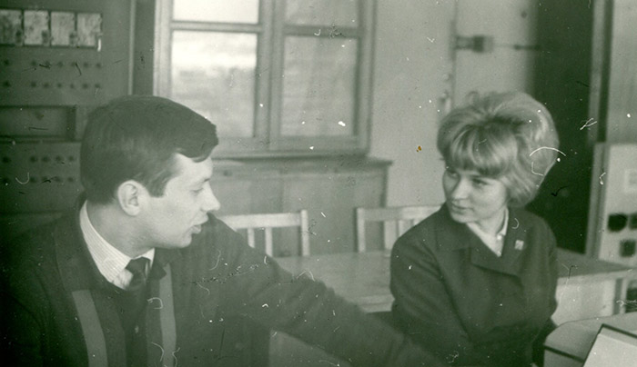 В.Г. Тышкевич и Т.С. Вдовина. 1968г.